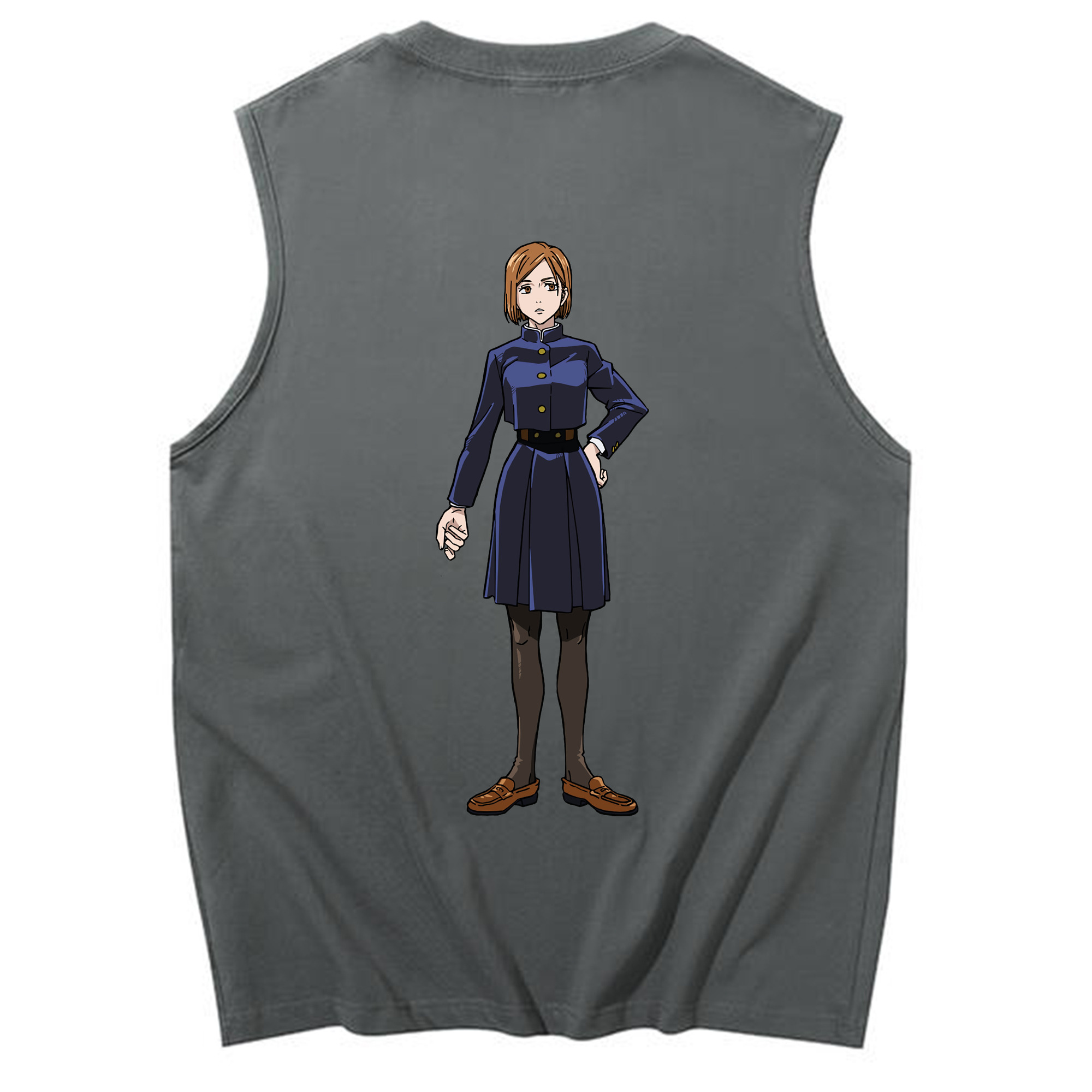 （画像用） 呪術廻戦 Jujutsu Kaisen コットン100％タンクトップ（背面プリント）